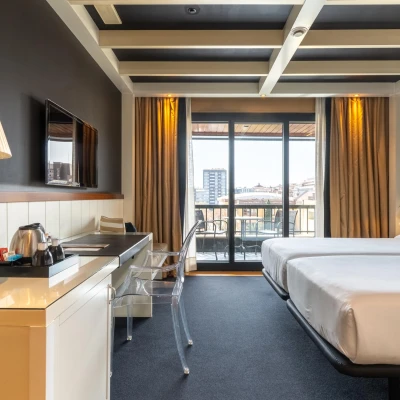 Doble con balcón (601) | U232 Hotel Barcelona Doble con balcón (601) | U232 Hotel Barcelona