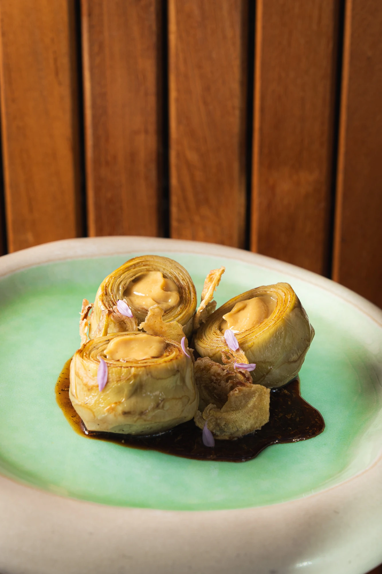 Carciofo del Prat, Foie Gras e Tartufo di Perigord