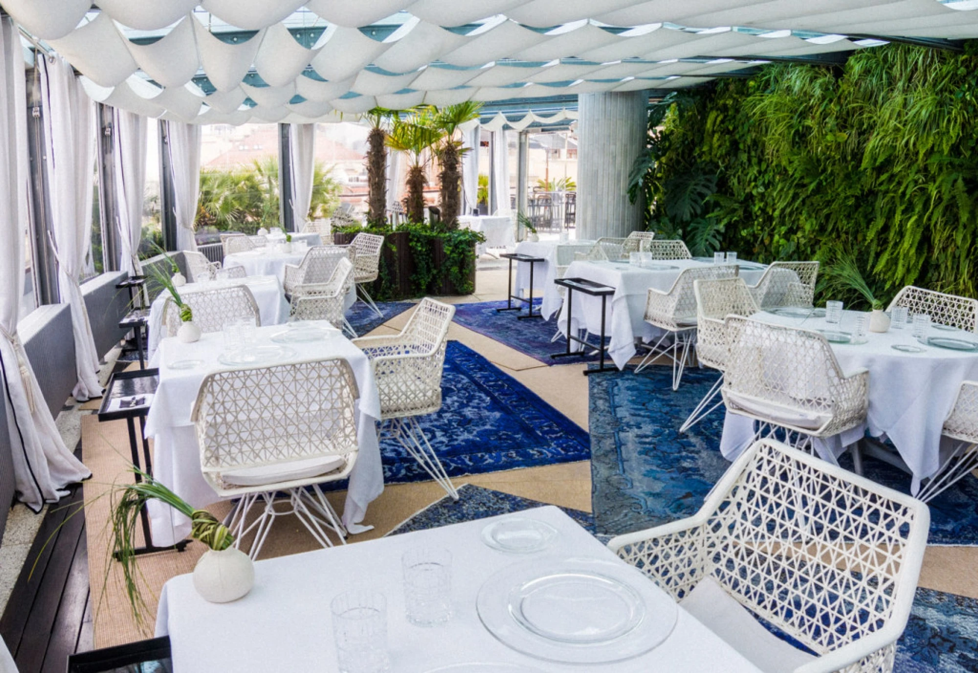 Menú degustación con maridaje en La Terraza del Claris