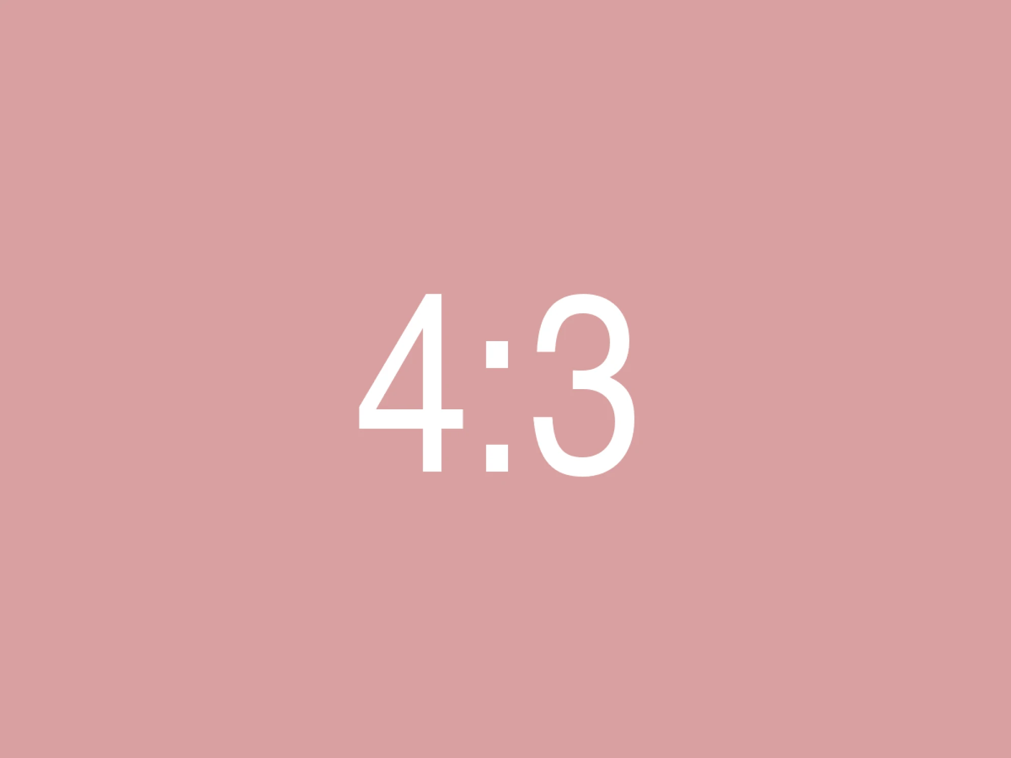 Image ratio 4 3