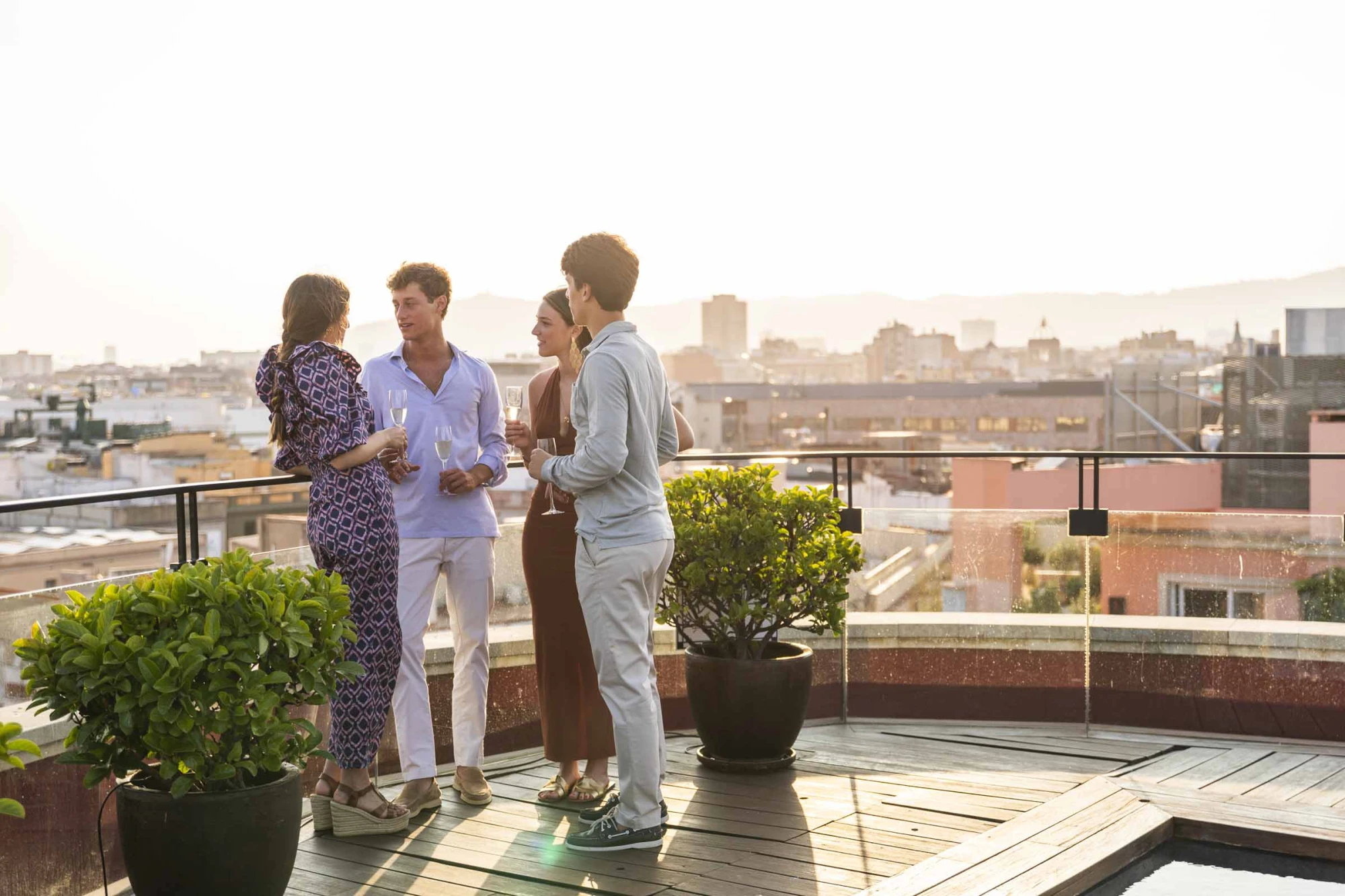 Atardecer en La Isabela - terraza Hotel 1898
