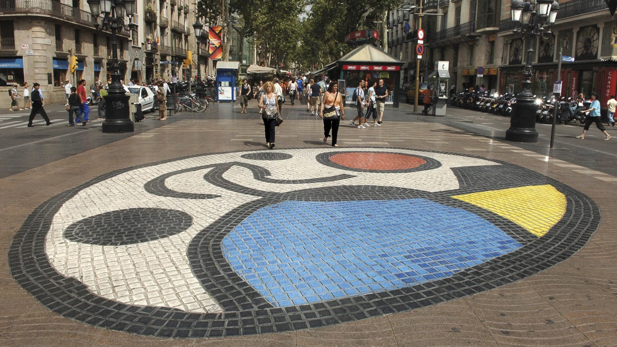 Mosaïc Joan Miró | La Rambla Mosaïc Joan Miró | La Rambla