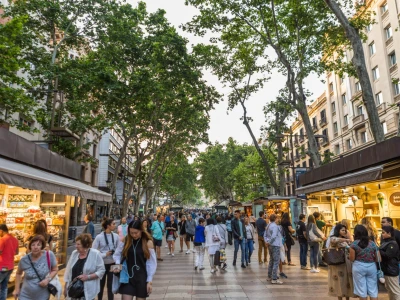 Les Rambles de Barcelona Les Rambles de Barcelona
