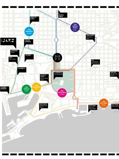 Rutas running por Barcelona - Hotel Jazz Rutas running por Barcelona - Hotel Jazz