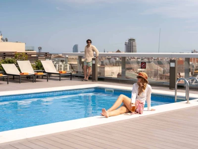 Rooftop Pool | Hotel Jazz Barcelona Rooftop Pool | Hotel Jazz Barcelona
