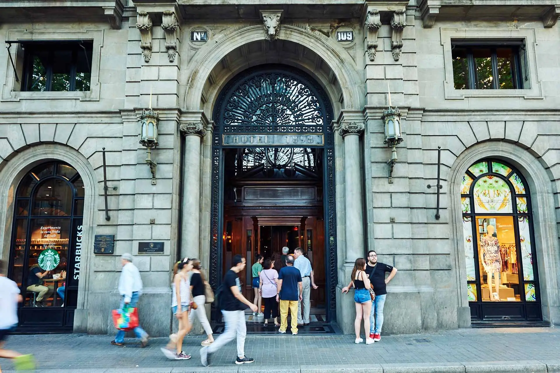 Ubicación del Hotel 1898 Barcelona