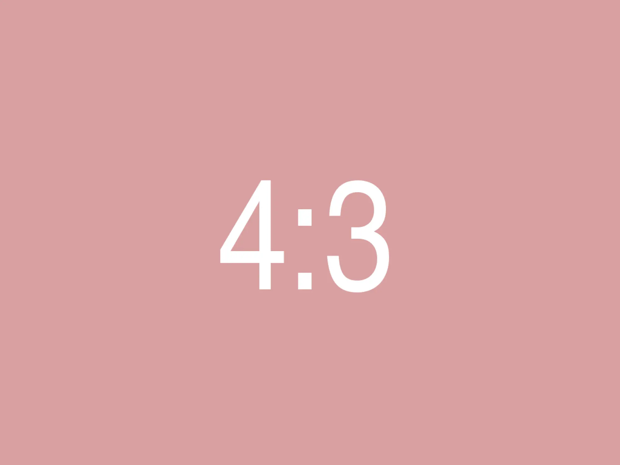 Image ratio 4 3