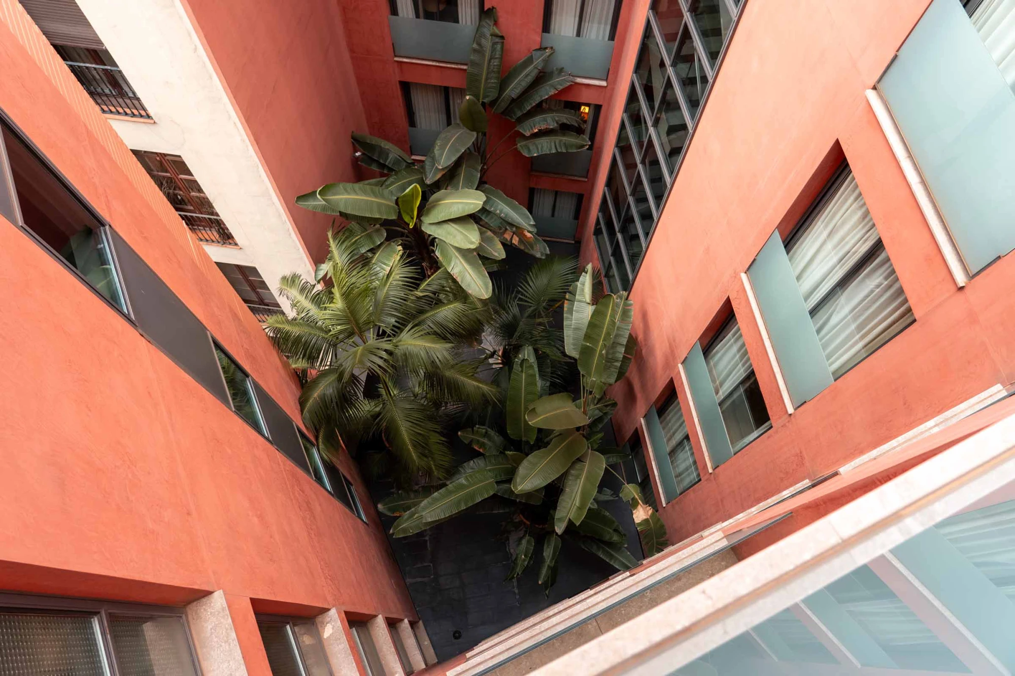 Patio interior - Habitación Doble | Hotel Jazz